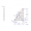 Треугольная пластина из анодированного алюминия Triangle Plate 6*8 (Pair) - «globural.ru» - Сочи