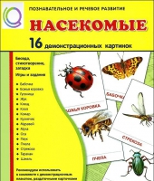 Демонстрационные карточки "Насекомые" - «globural.ru» - Сочи