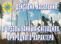 Комплект плакатов "Действия населения в ЧС природного характера" - «globural.ru» - Сочи