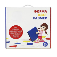 Подвижная развивающая игра "Форма, цвет, размер" - «globural.ru» - Сочи
