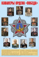 Плакат "Кавалеры ордена «Победа»" - «globural.ru» - Сочи