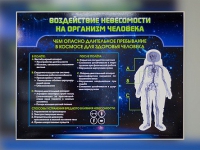 Стенд "Воздействие невесомости на организм человека" - «globural.ru» - Сочи