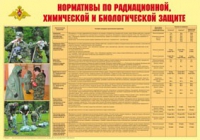 Плакат "Нормативы по радиационной, химической и биологической защите" - «globural.ru» - Сочи