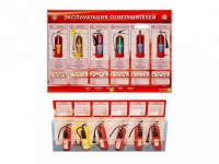 Электрифицированный стенд-тренажер "Эксплуатация огнетушителей" с разрезными агрегатами - «globural.ru» - Сочи