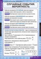 Математика. Теория вероятностей и математическая статистика (комплект таблиц) - «globural.ru» - Сочи