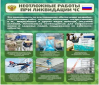 Стенд "Неотложные работы при ликвидации ЧС" - «globural.ru» - Сочи