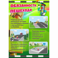 Стенд "Обязанности пешехода" - «globural.ru» - Сочи
