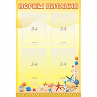 Стенд "Нормы питания" - «globural.ru» - Сочи