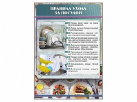 Стенд "Правила ухода за посудой" - «globural.ru» - Сочи