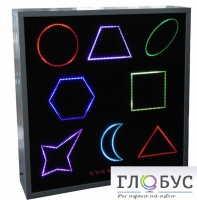 Интерактивная панель "Цветные фигуры-8" (вариант 3) - «globural.ru» - Сочи
