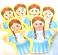 Набор кукол - рукавичек  "Эмоции. Девочки" - «globural.ru» - Сочи