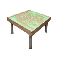 Столик на ножках для рисования песком Радуга. Подсветка RGB - «globural.ru» - Сочи