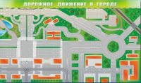 Доска магнитно-маркерная панорамная "Дорожное движение в городе" - «globural.ru» - Сочи
