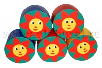 Пуфик «Солнышко» d=40*20см (ВИК) - «globural.ru» - Сочи