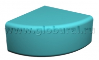 Угловой пуфик 60*60*32см (ВИК) - «globural.ru» - Сочи