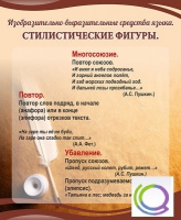 Стенд "Стилистические фигуры" в ассортименте - «globural.ru» - Сочи
