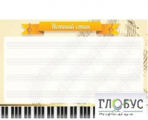 Стенд "Нотный стан" - «globural.ru» - Сочи