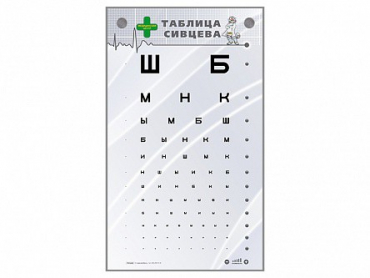 Интерактивный стенд "Таблица Сивцева" - «globural.ru» - Сочи