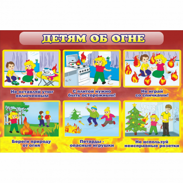 Стенд "Детям об огне" - «globural.ru» - Сочи