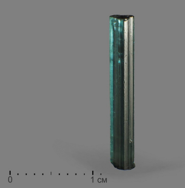 Турмалин (индиголит), кристалл - «globural.ru» - Сочи